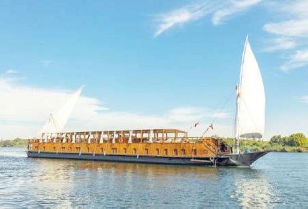 Nile felucca sunset in Luxor