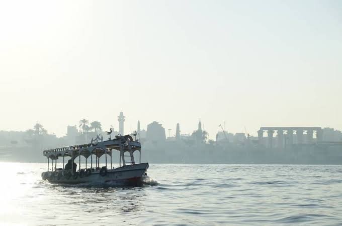 Nile felucca sunset in Luxor