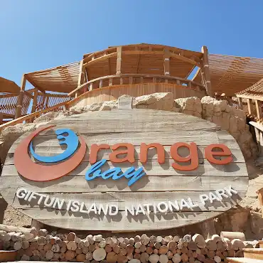 Orange Bay island boat trip from Hurghada on the Red Sea