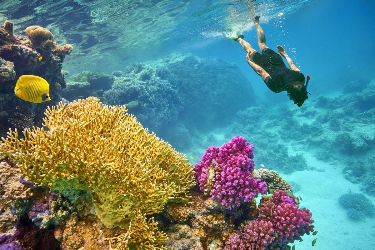 Orange Bay island boat trip from Hurghada on the Red Sea